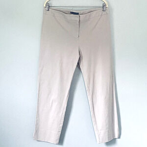 Elliot Lauren Pants Size 14 Gray Cropped Ankle Minimalist Classic Preppy